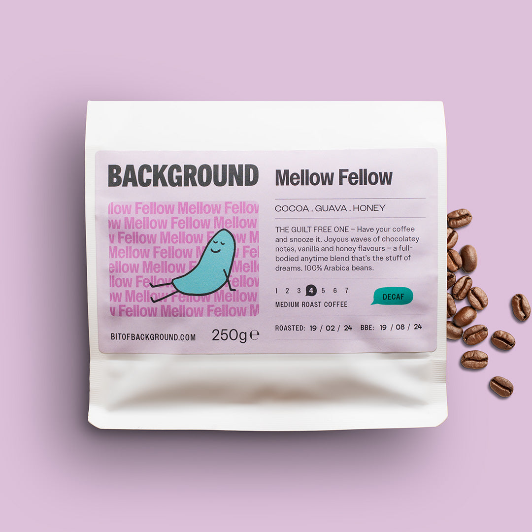 Flavored Coffee Beans | Mellow Fellow Beans | Background Coffee