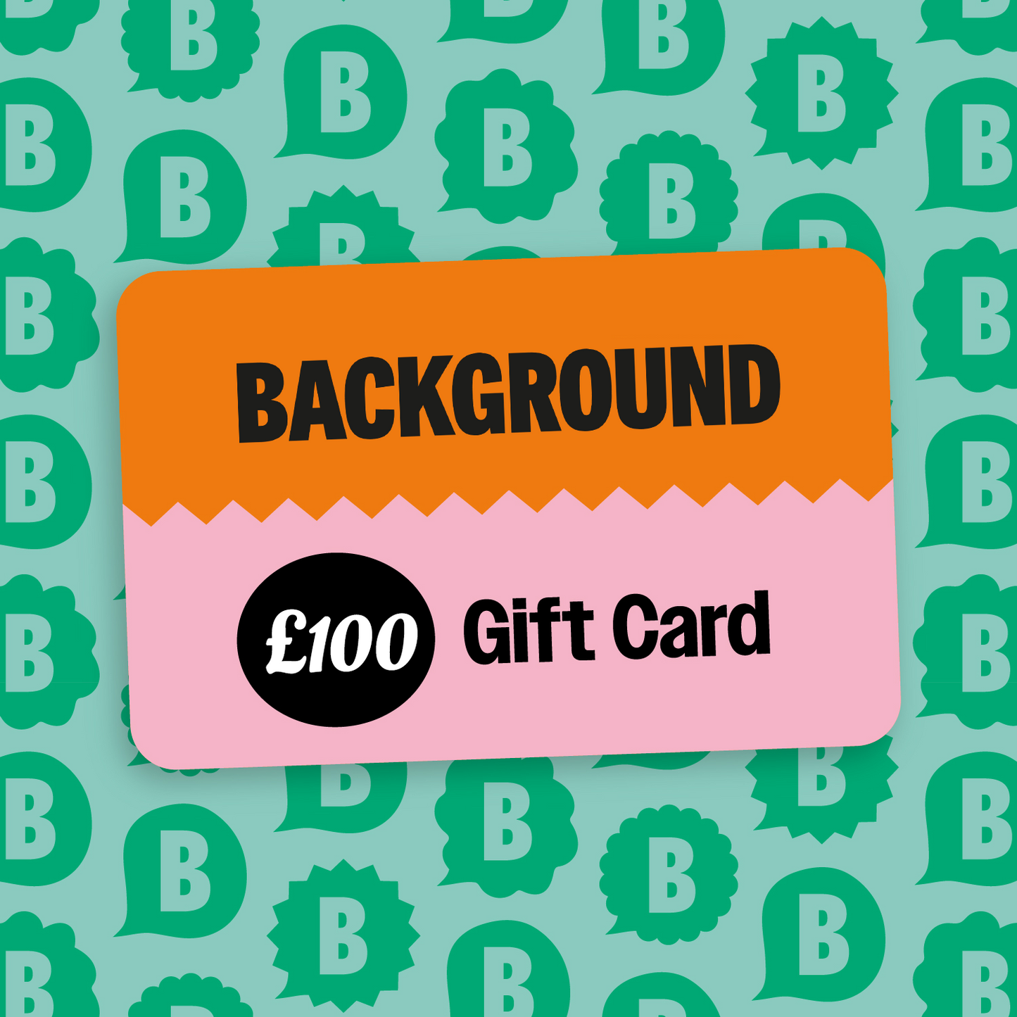 Coffee Gift Card - Background Coffee